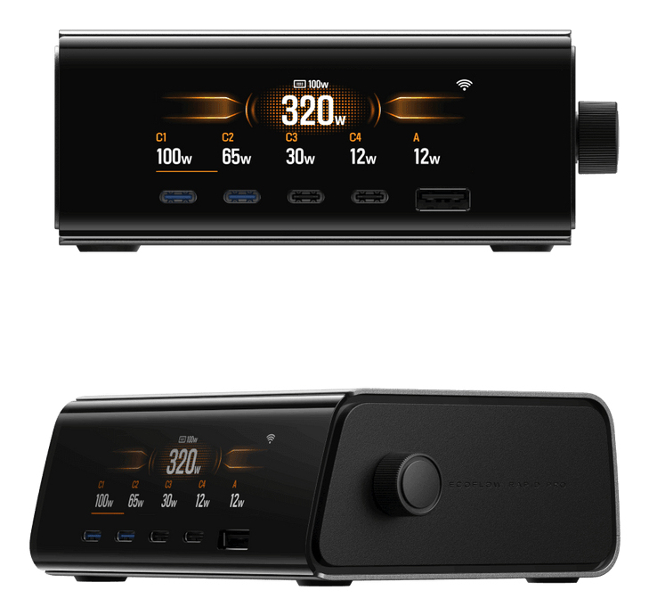 Ecoflow RAPID Pro Desktop Charger 320W, Ansicht 4