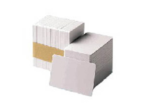 Zebra 30 mil - weiß - CR-80 Card 85.6 x 54 mm 500 Karten Magnetstreifen-PVC-Karte mit geringer Koerzitivkraft (104523-112)