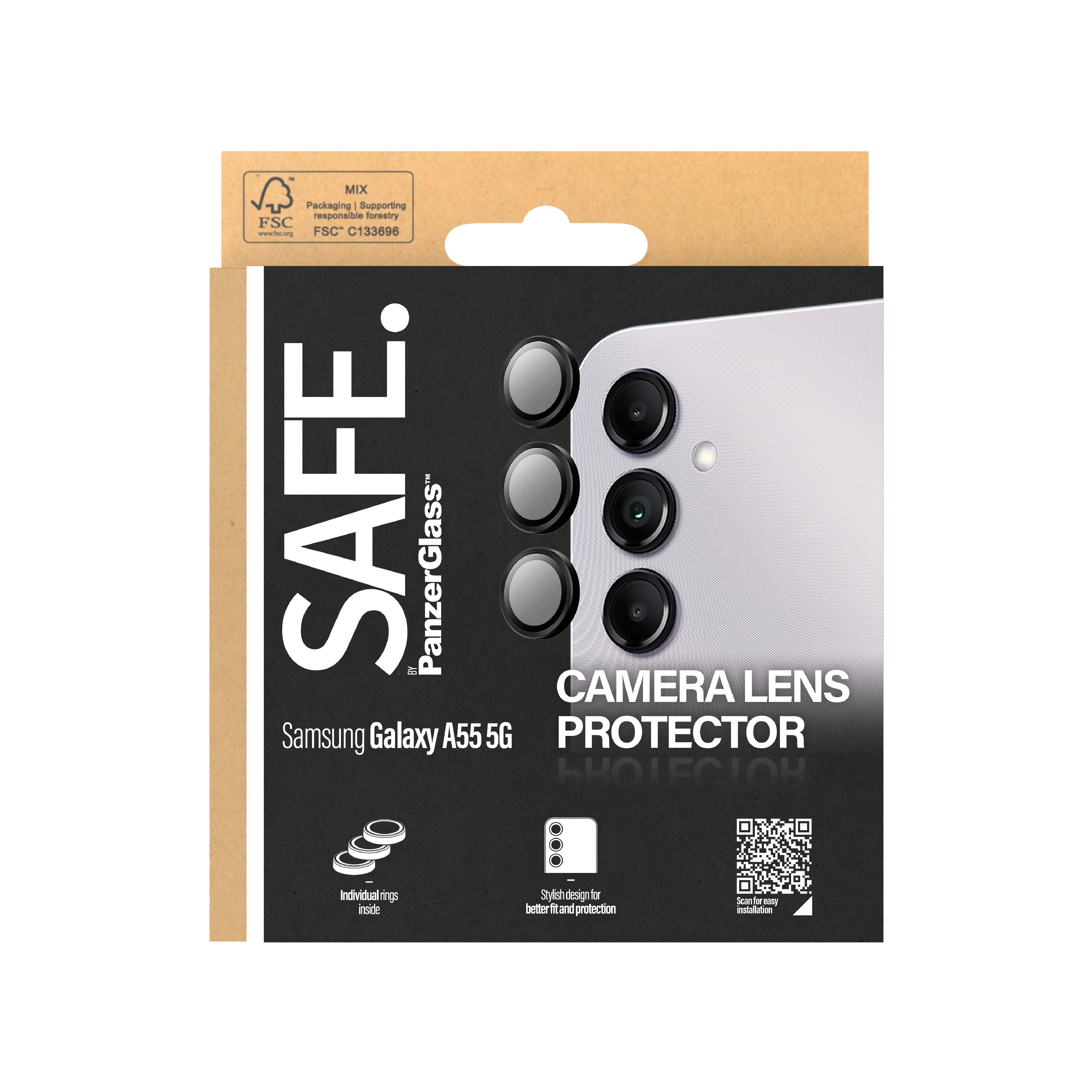 PanzerGlass SAFE. by PanzerGlass - Objektivschutz für Handy, Ansicht 4