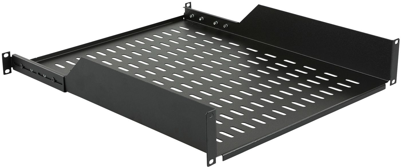 Lanview RAS410BL - Schwarz - 50 kg - 2U - 19 - Oval - 482 mm, Ansicht 2