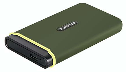 Transcend ESD380C - 500 GB - USB Typ-C - USB 3.2 Gen 2x2 - 20 Gbit/s - Passwortschutz - Grün, Ansicht 3