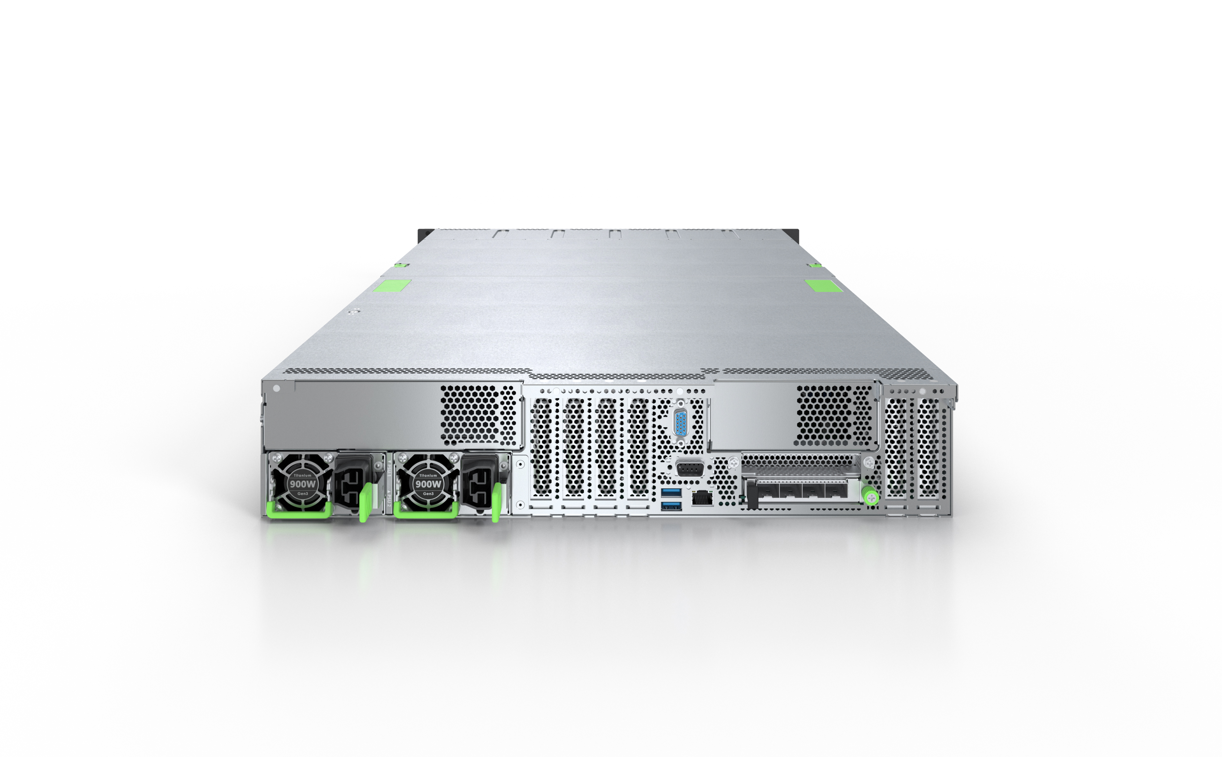 Fujitsu PRIMERGY RX2540 M6 - Server - 2U - zweiweg - 1 x Xeon Silver 4314 / 2.4 GHz - RAM 16 GB - SATA - Hot-Swap 2.5, Ansicht 4