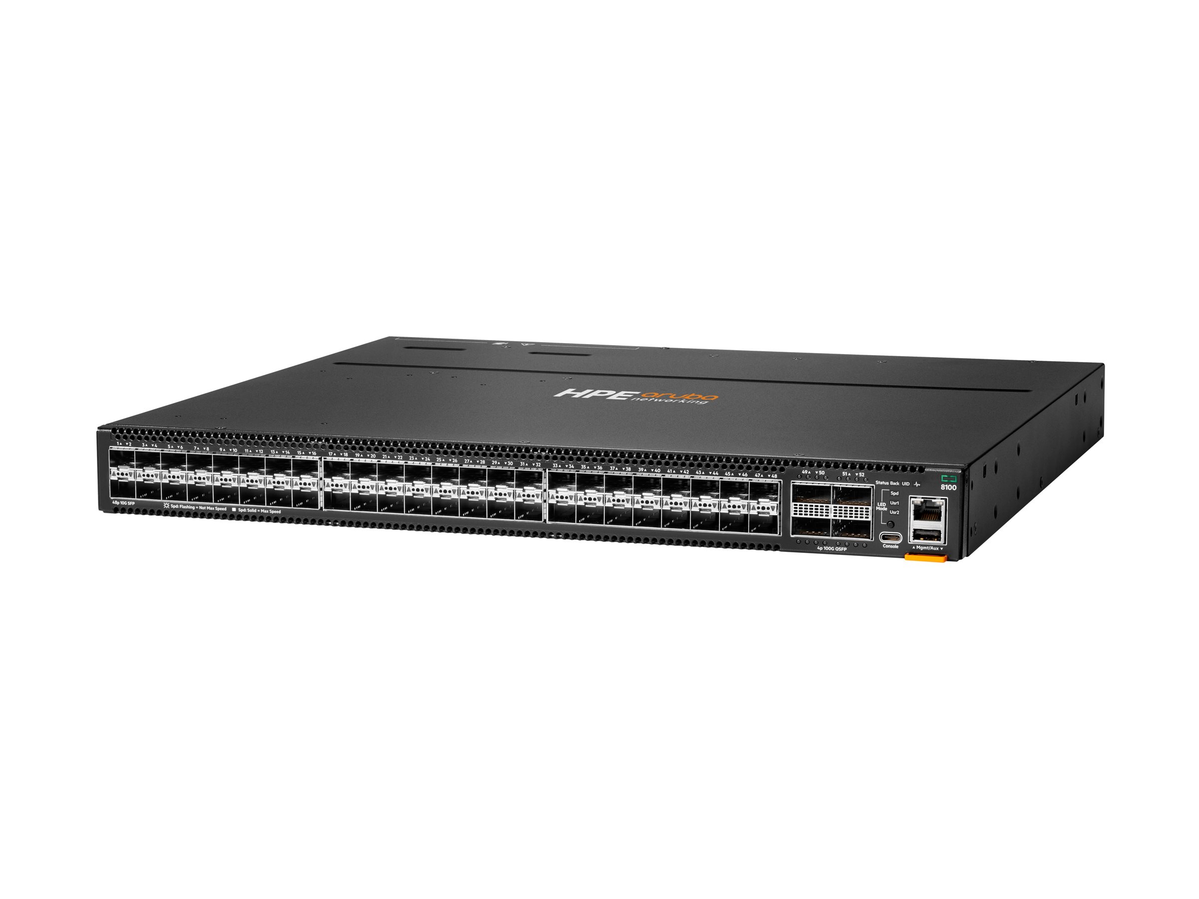 HPE Aruba Networking CX 8100 48p SFP+ 25G 4p