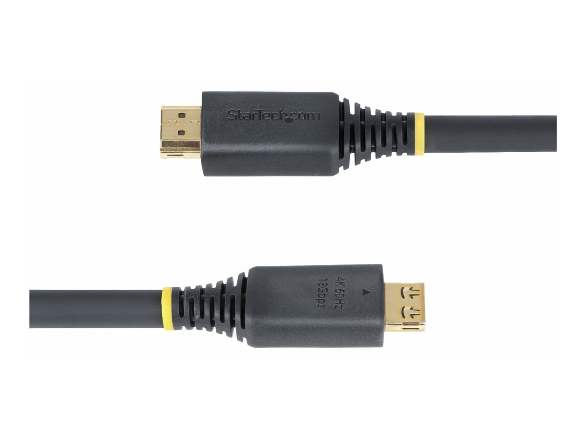 StarTech.com High Speed - HDMI-Kabel - HDMI männlich zu HDMI männlich - 7 m - abgeschirmt - Schwarz - halogenfrei, passiv, 4K60Hz-Unterstützung, 1440p (UWQHD)