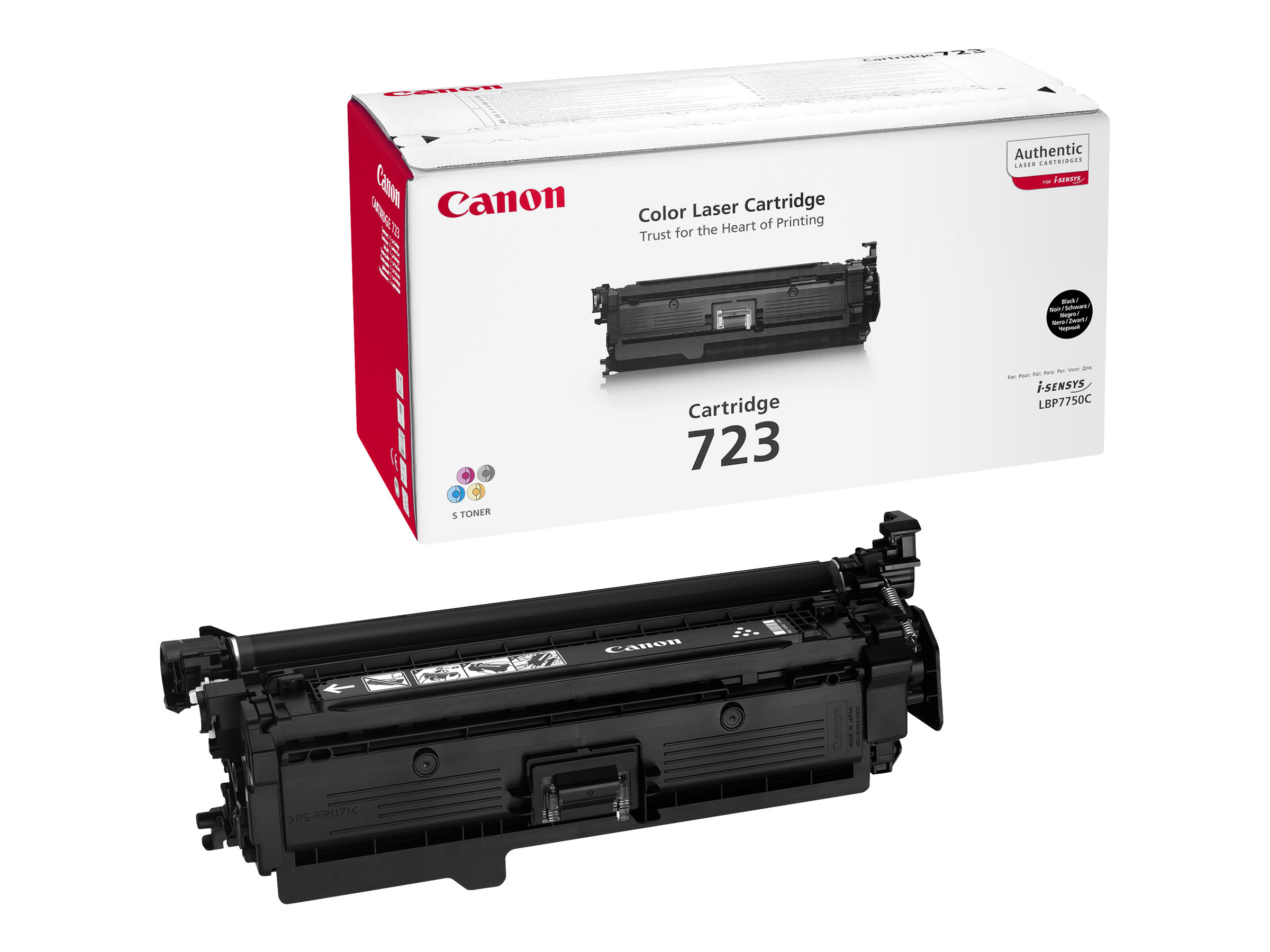 Canon 723 BK - Schwarz - original - Tonerpatrone