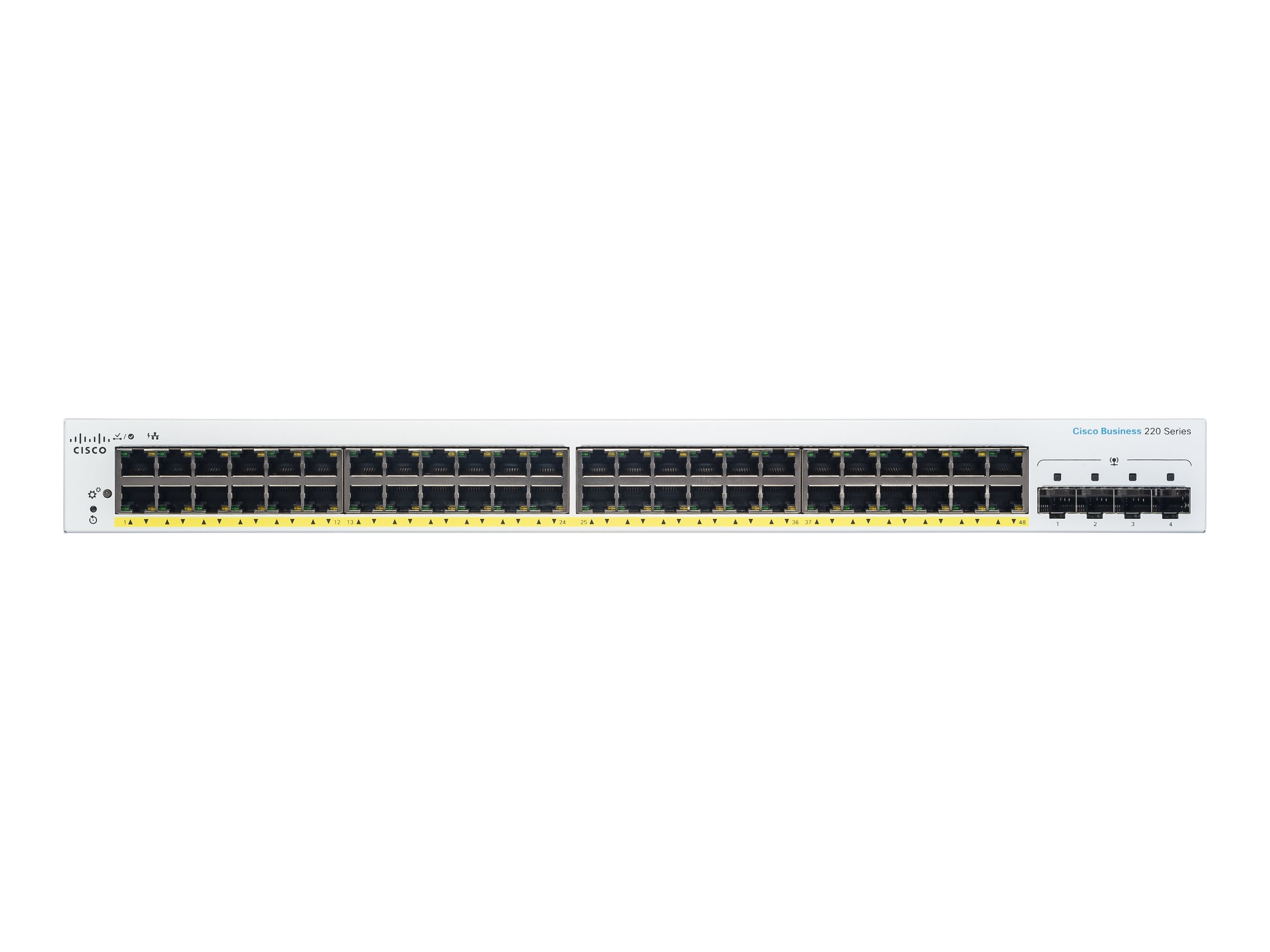 CISCO CBS220 SMART 48-PORT GE POE (CBS220-48P-4G-EU)