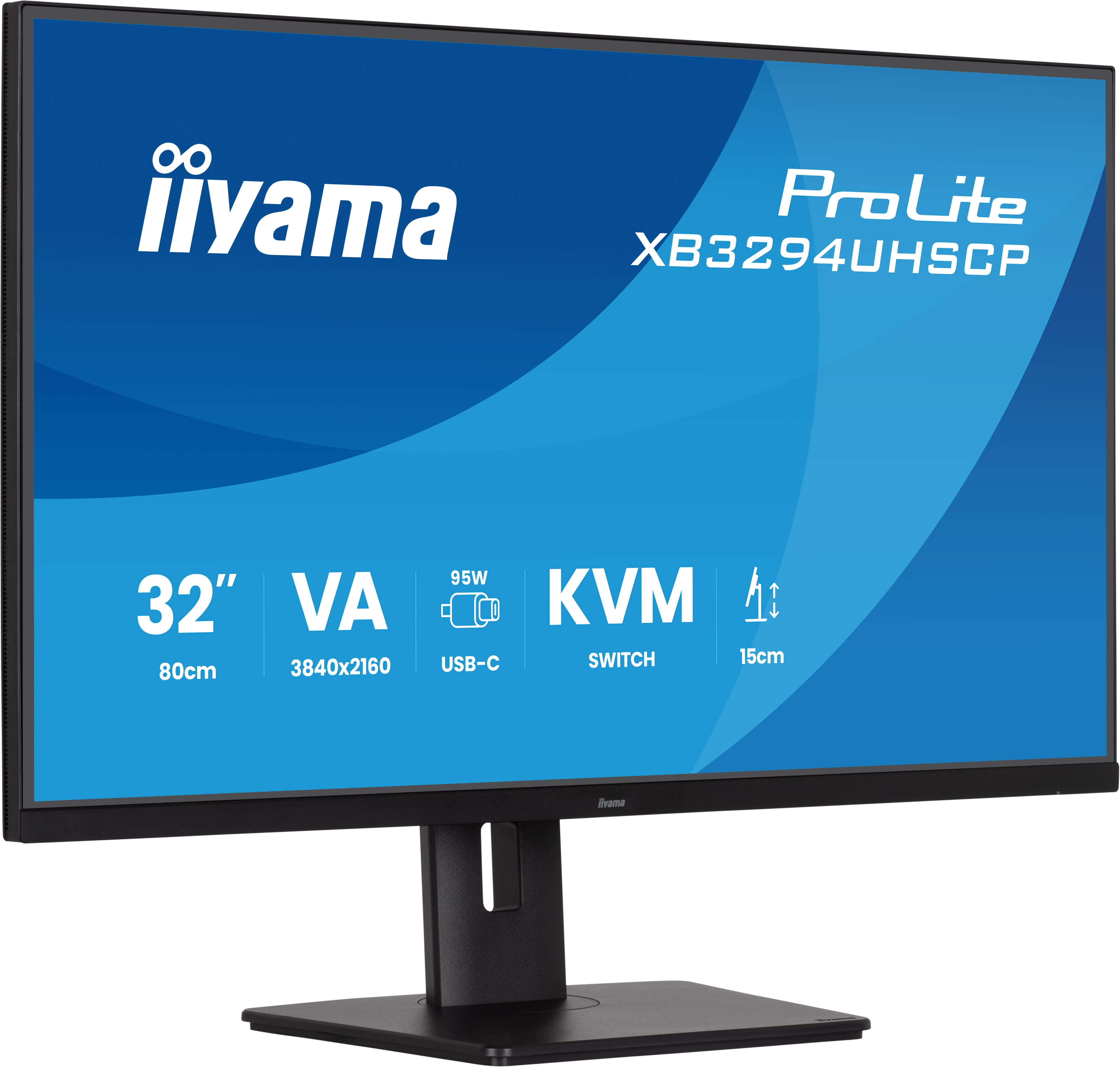Iiyama ProLite XB3294UHSCP-B1 - LED-Monitor - 80 cm (31.5), Ansicht 3