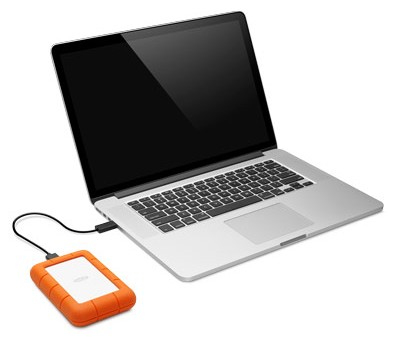 LaCie Rugged Mini - Festplatte - 4 TB - extern (tragbar) - USB 3.0, Ansicht 3