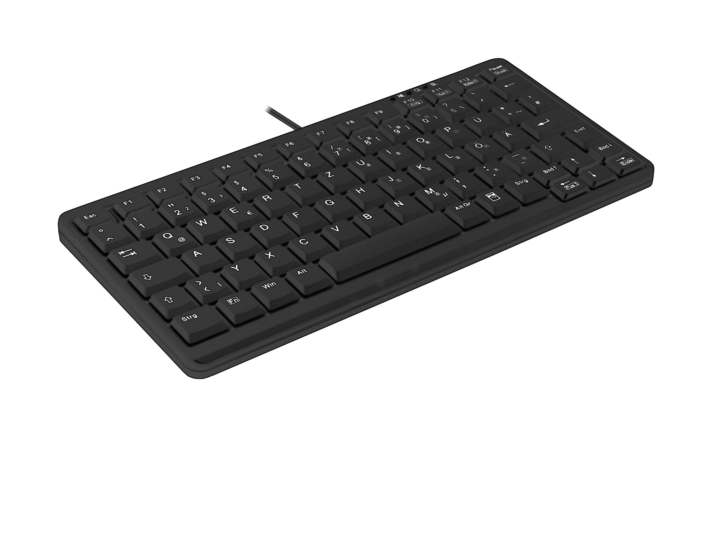 Active Key AK-4100-U - Tastatur - USB - TL: Deutsch, QWERTZ, Ansicht 2