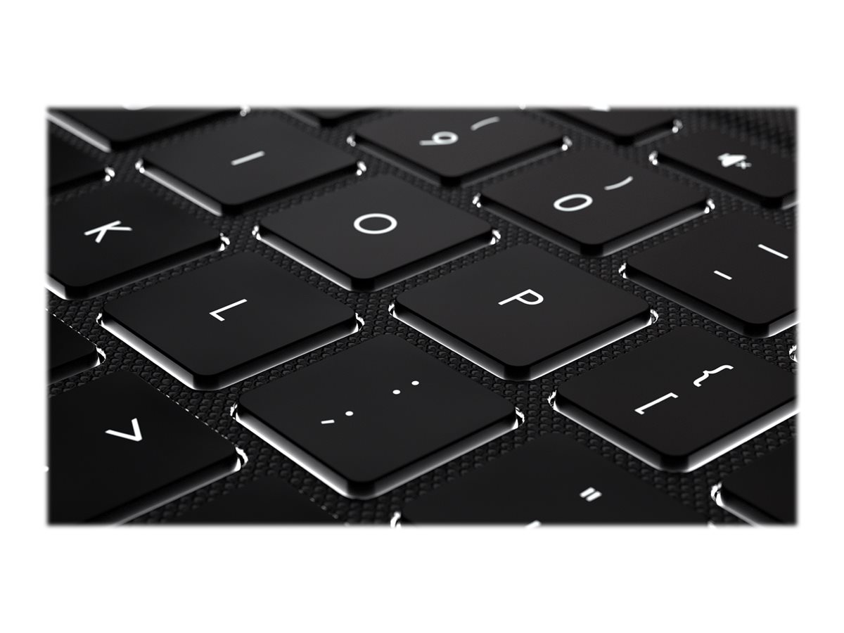 Logitech Folio Touch - Tastatur und Foliohülle - mit Trackpad - hinterleuchtet - Apple Smart connector - QWERTZ - Deutsch - Oxford Gray - für Apple 10.9-inch iPad Air (4. Generation 5. Generation)