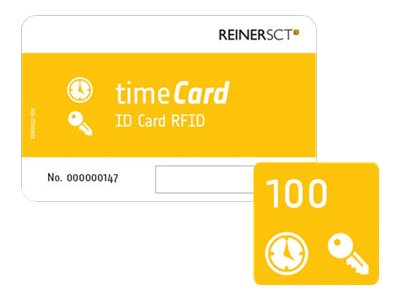 timeCard ID Card RFID - RF Proximity Card (Packung mit 100)