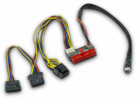 Inter-Tech 88882193 - ATX (20-pin) - SATA 15-pin + Molex (4-pin) - Gerade - Gerade - Mehrfarben - 35 mm