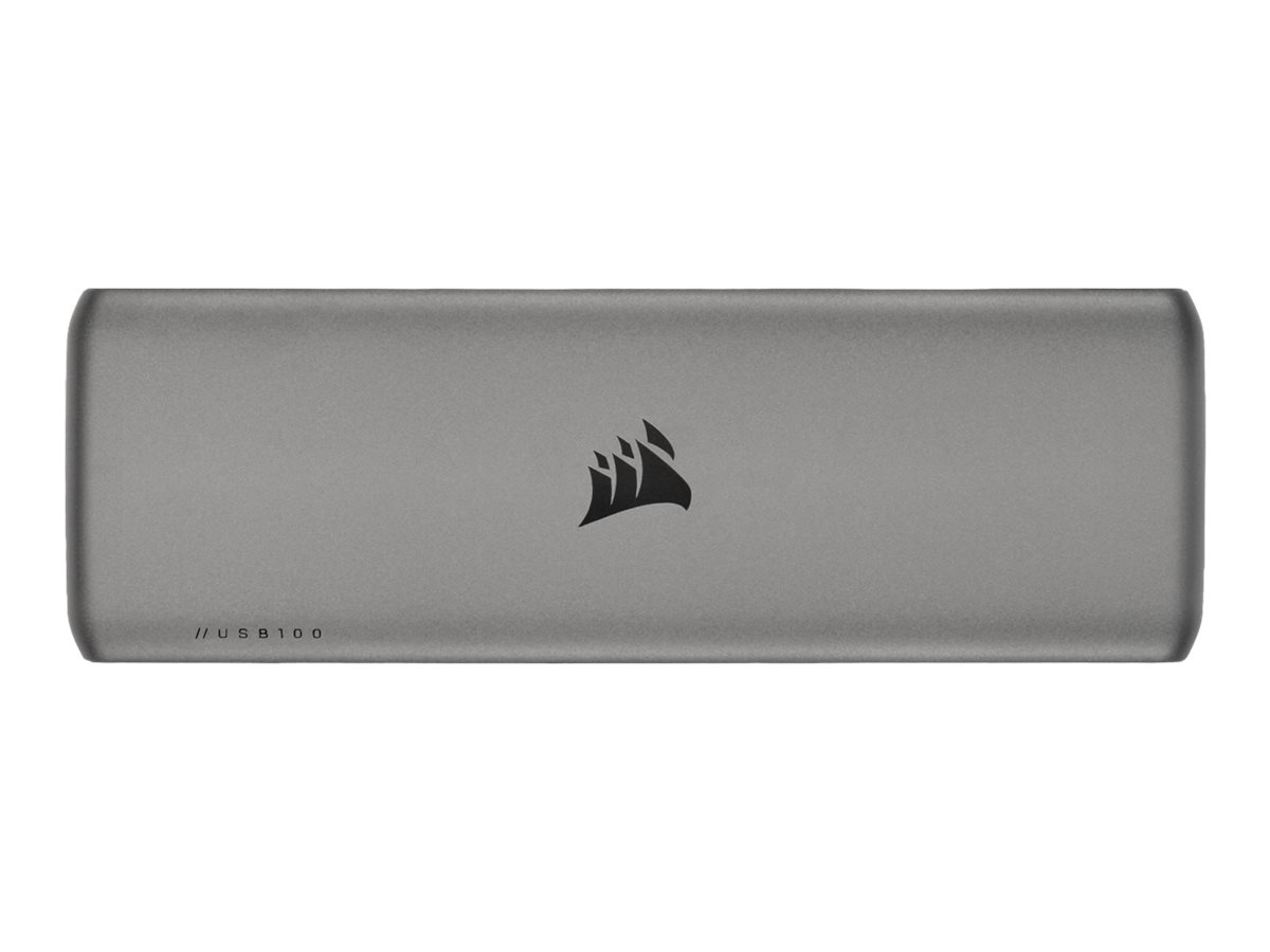 Corsair USB100 - Hub - 4 x SuperSpeed USB 3.0 + 3 x USB-C, Ansicht 3