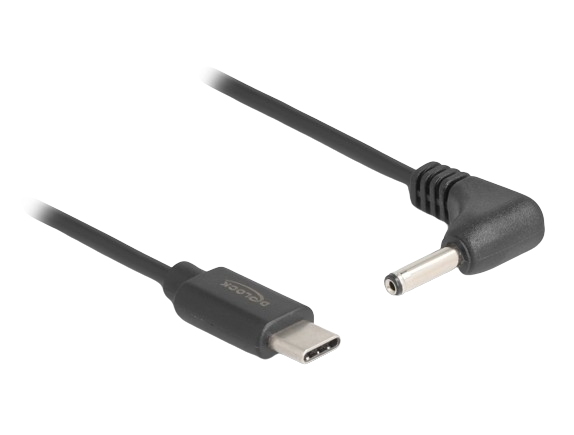 Delock Stromkabel - 24 pin USB-C (M) zu Gleichstromstecker 3,5 x 1,35 mm (M), Ansicht 3
