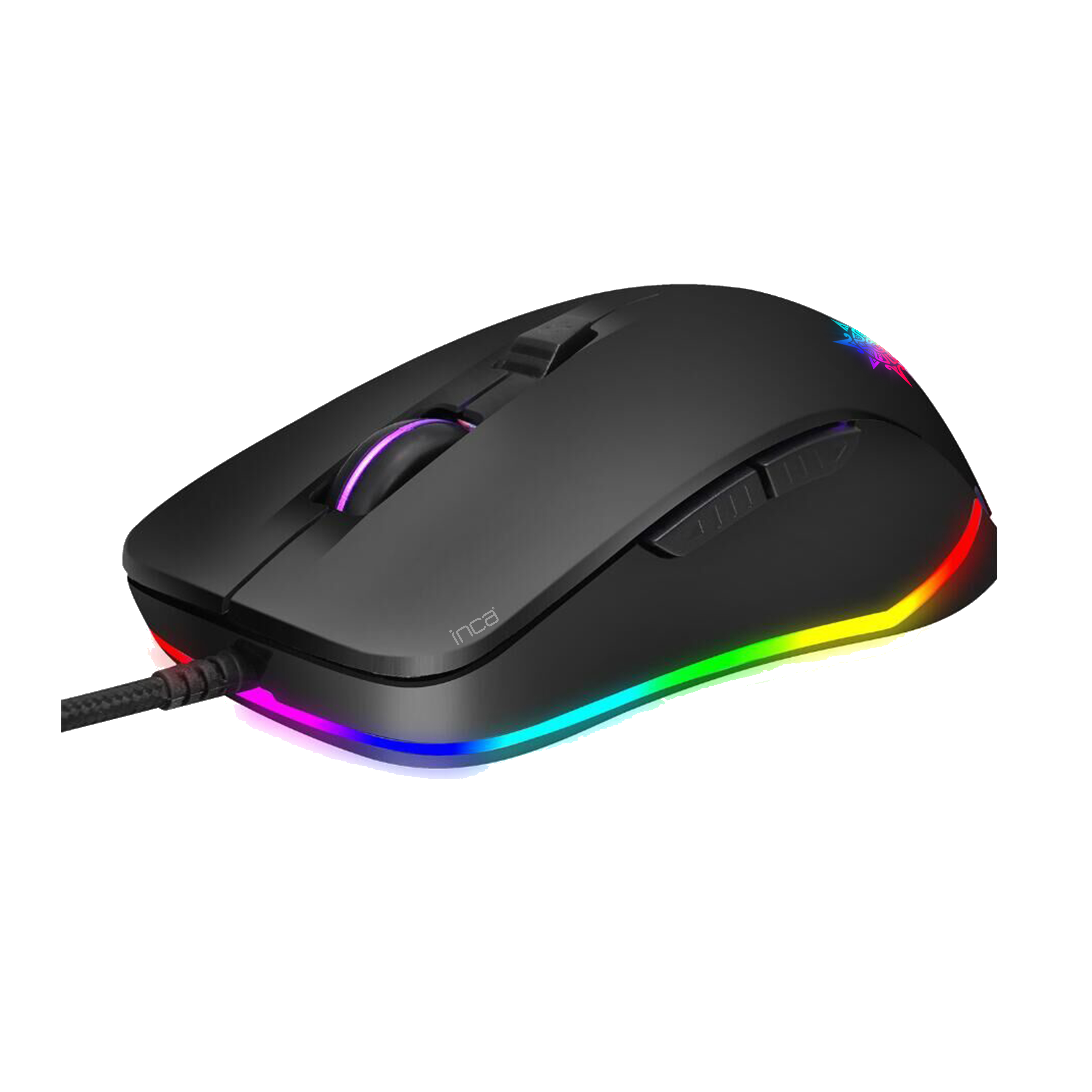 INCA IMG-327 - Beidhändig - Optisch - USB Typ-A - 4800 DPI - Schwarz, Ansicht 4