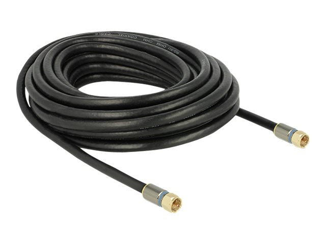 Delock Premium - HF-Kabel - F-Stecker männlich zu F-Stecker männlich