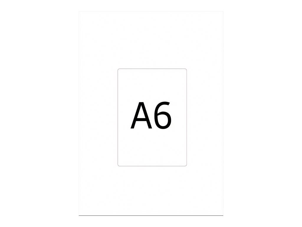 HERMA Premium - Papier - matt - permanent selbstklebend - weiß - A6 (105 x 148 mm)