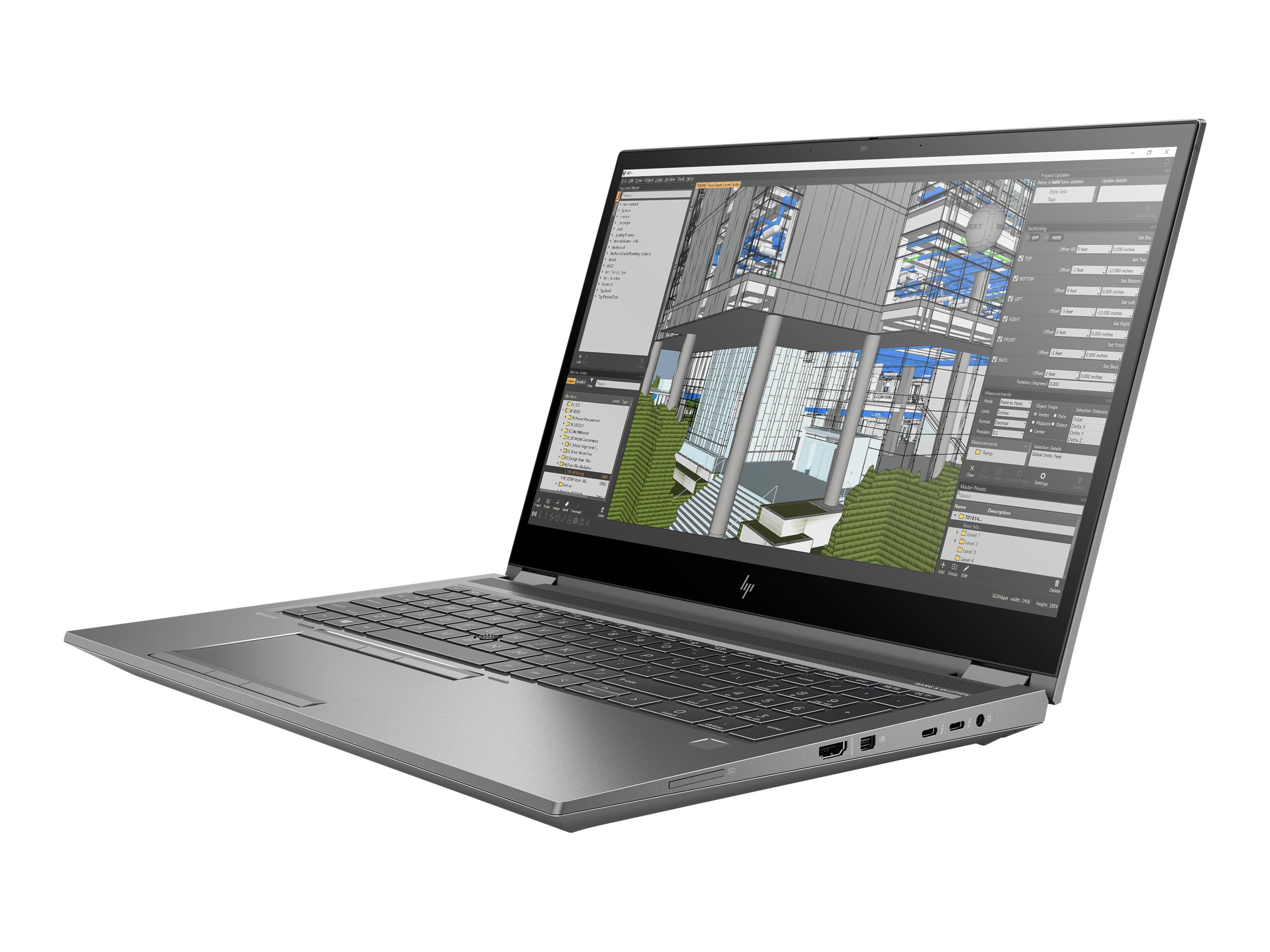 HP ZBook Fury 15 G8 Mobile Workstation - Intel Core i9 11950H / 2.6 GHz - vPro - Win 11 Pro - RTX A3000  - 32 GB RAM