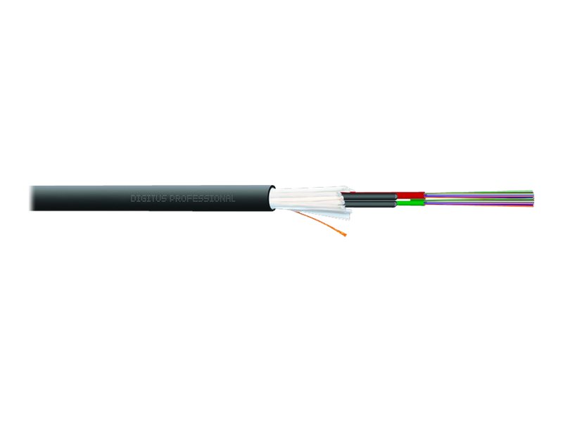 DIGITUS Verlegekabel Innen/Außen A/I-DQ (ZN) BH 50/125 µ OM3, 48 Fasern, BauPVO Dca, LSZH