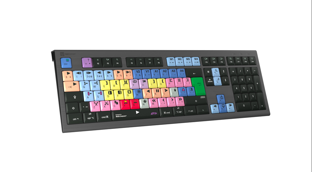 Logickeyboard Avid Media Composer Astra 2 - Tastatur - TL: UK, QWERTY, Ansicht 4