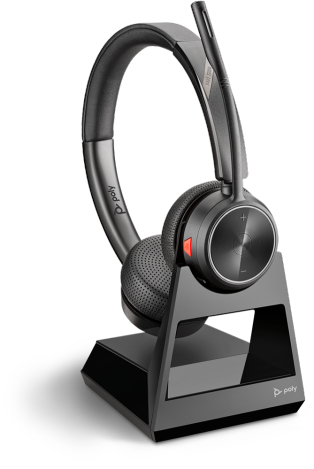 Poly Savi 7220 Office - Headset-System - On-Ear DECT kabellos, Ansicht 3