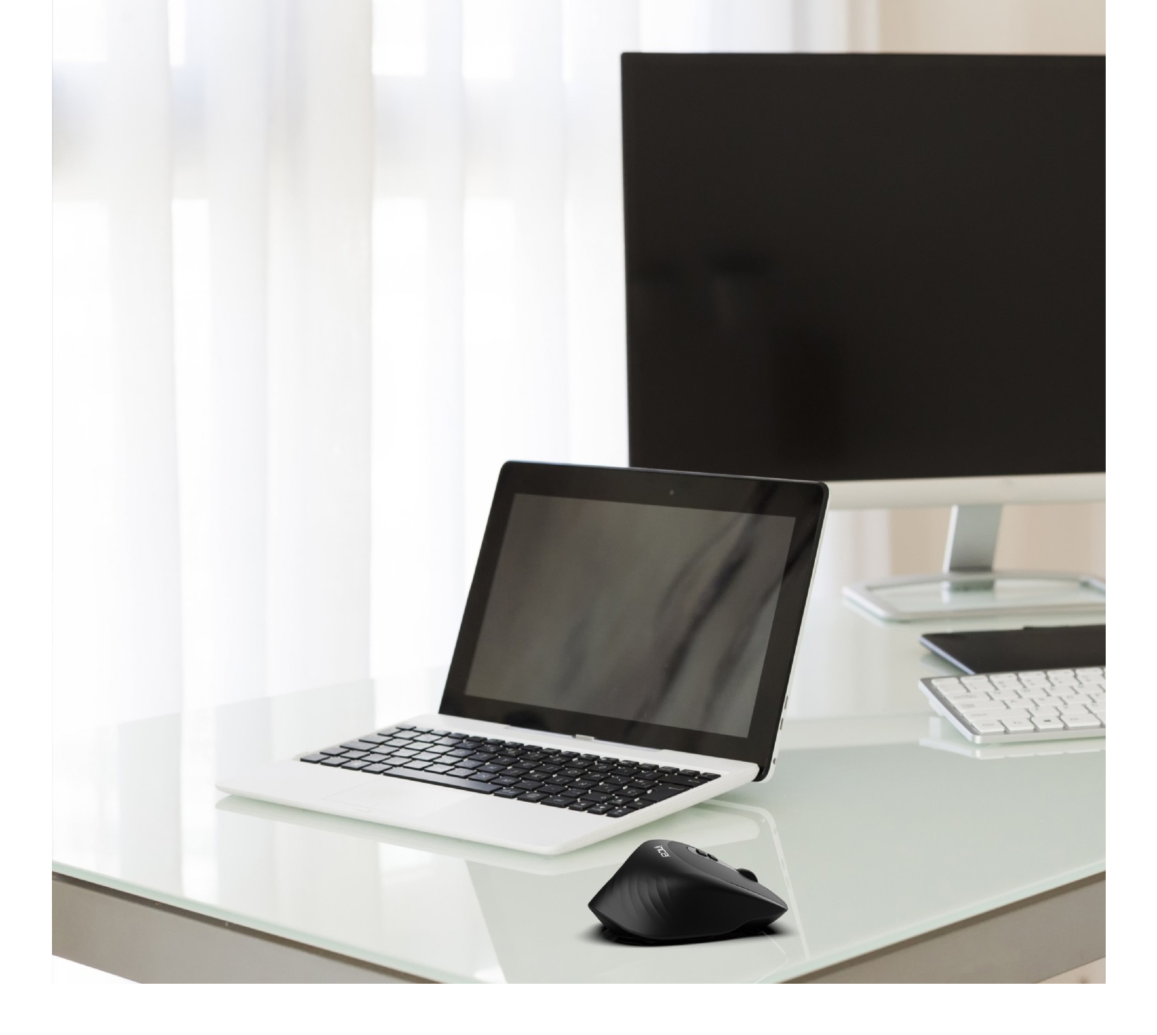 INCA Maus IWM-553S Ergonomisch wireless BT1 5.0+BT2 5.0, Ansicht 2
