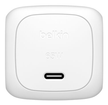 Belkin BoostCharge - Netzteil - kompakt - 65 Watt - Power Delivery 3.1 (24 pin USB-C), Ansicht 4