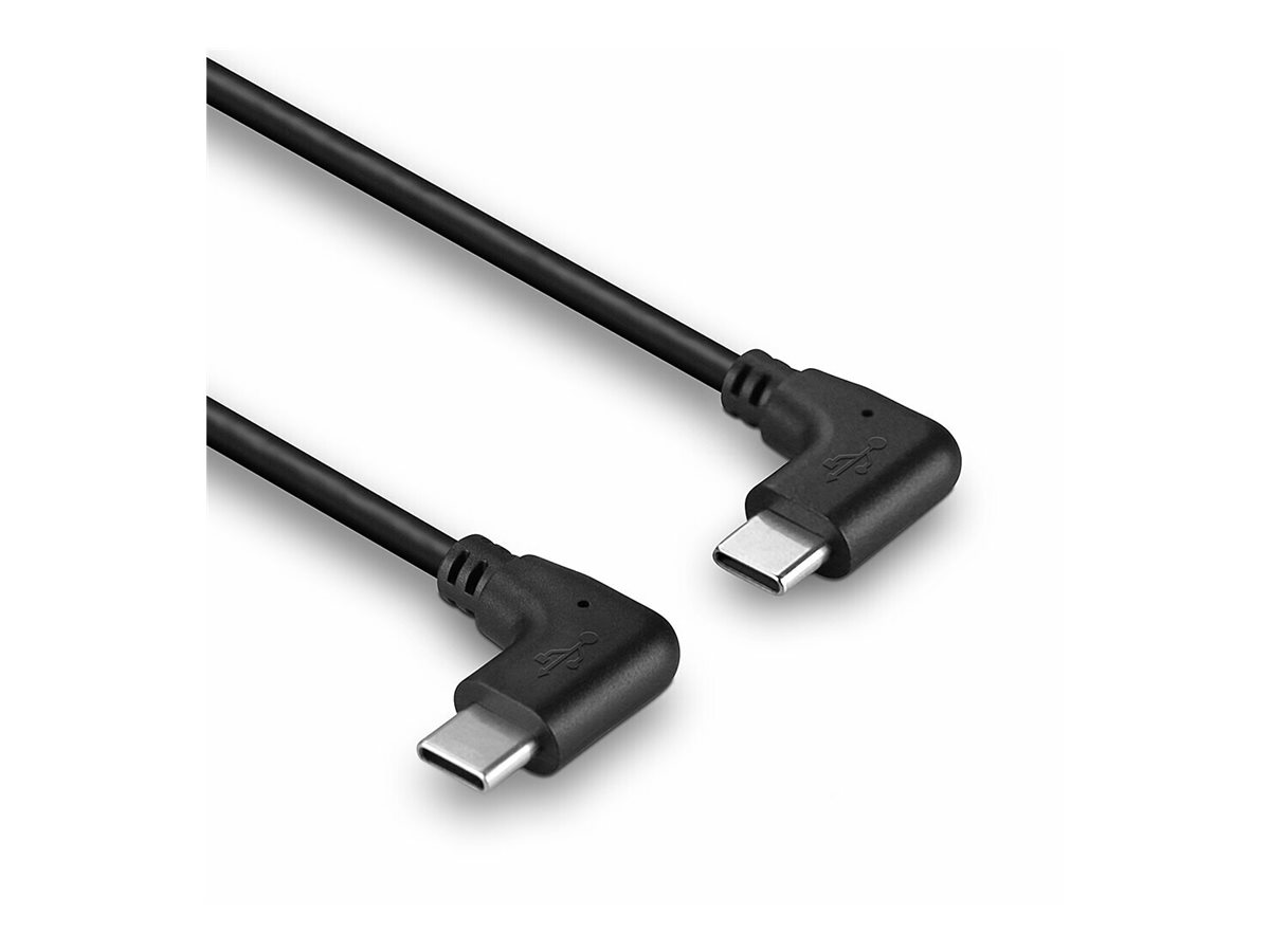 Lindy USB-Kabel - 24 pin USB-C (M) nach rechts abgewinkelt zu 24 pin USB-C (M), Ansicht 3