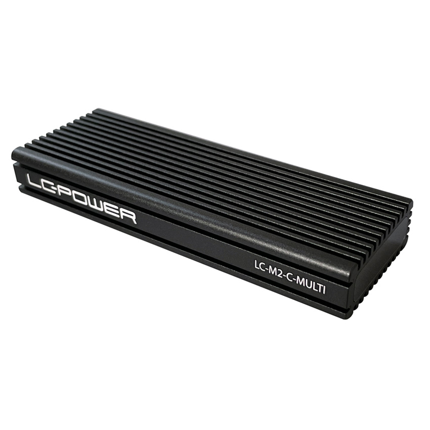 LC-Power LC-M2-C-MULTI - Speichergehäuse - M.2 - M.2 NVMe Card - USB 3.2 (Gen 2), Ansicht 2