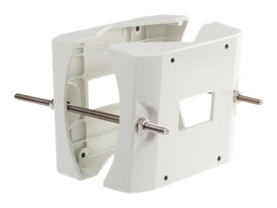 AXIS T95A67 Pole Bracket + Pole bracket for AXIS T98A-VE Surveillance Cabinet and AXIS T95A00/T95A10 Dome Housings. When used with the AXIS T95 Dome Housings the wall bracket AXIS T95A61 is required.
