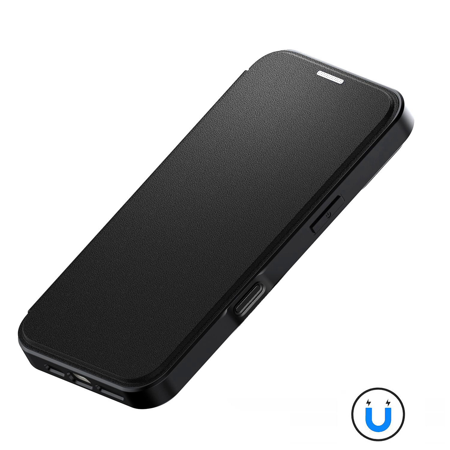4smarts Urban Pro Flipcase Apple iPhone 17 Qi2 ready black, Ansicht 3