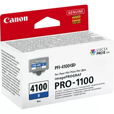 Canon PFI-4100 B - 80 ml - Blau - original - Hängebox, Ansicht 3