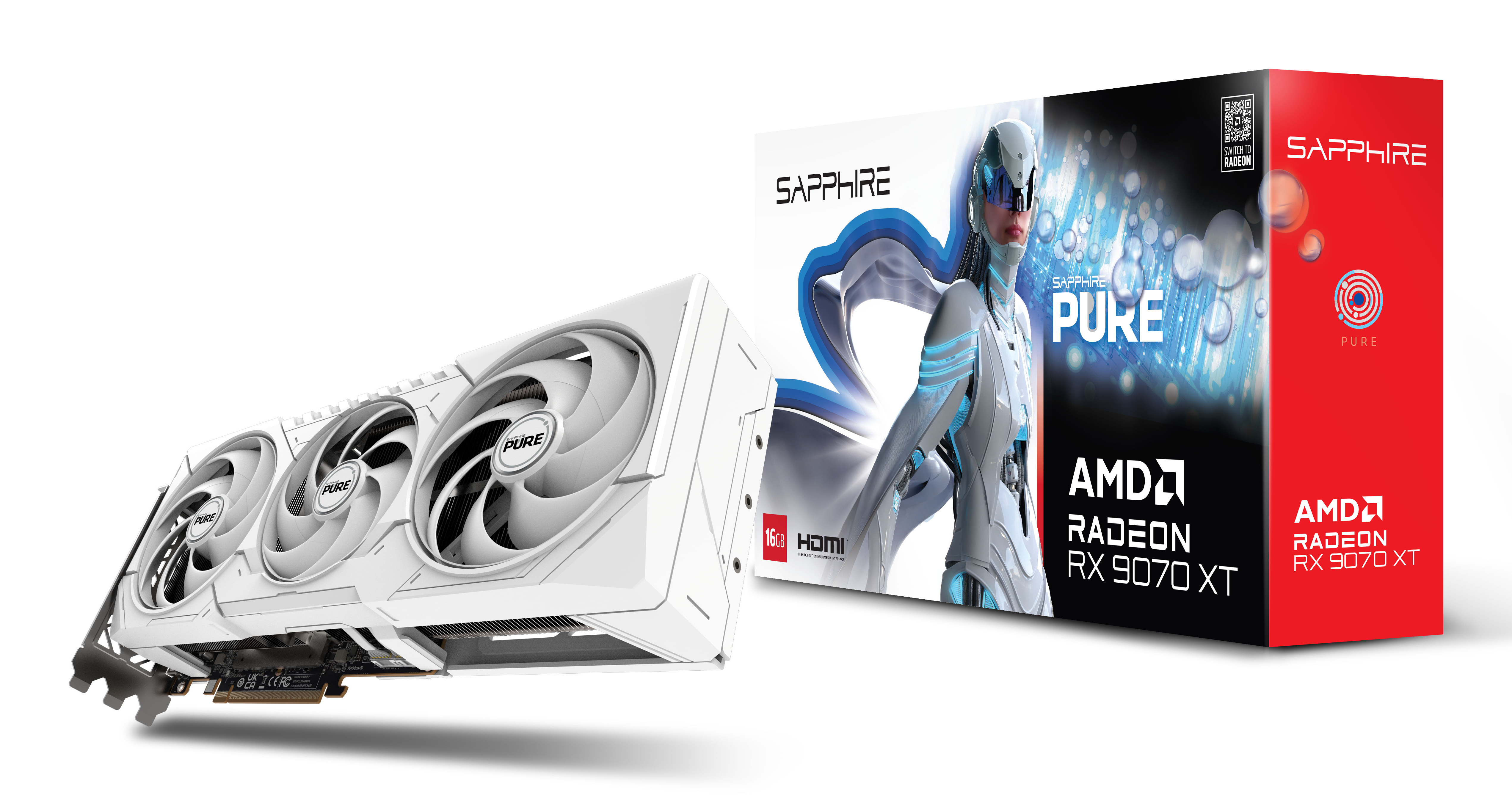 Sapphire Pure Radeon RX 9070 XT - Grafikkarten, Ansicht 2