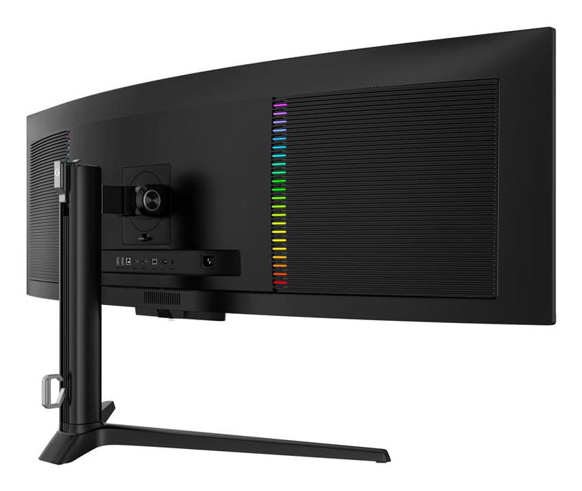 LC-Power 49 LC-M49QCO Curved VA+DP+2xHDMI+RJ45 - Flachbildschirm (TFT/LCD) - 124,5 cm, Ansicht 3