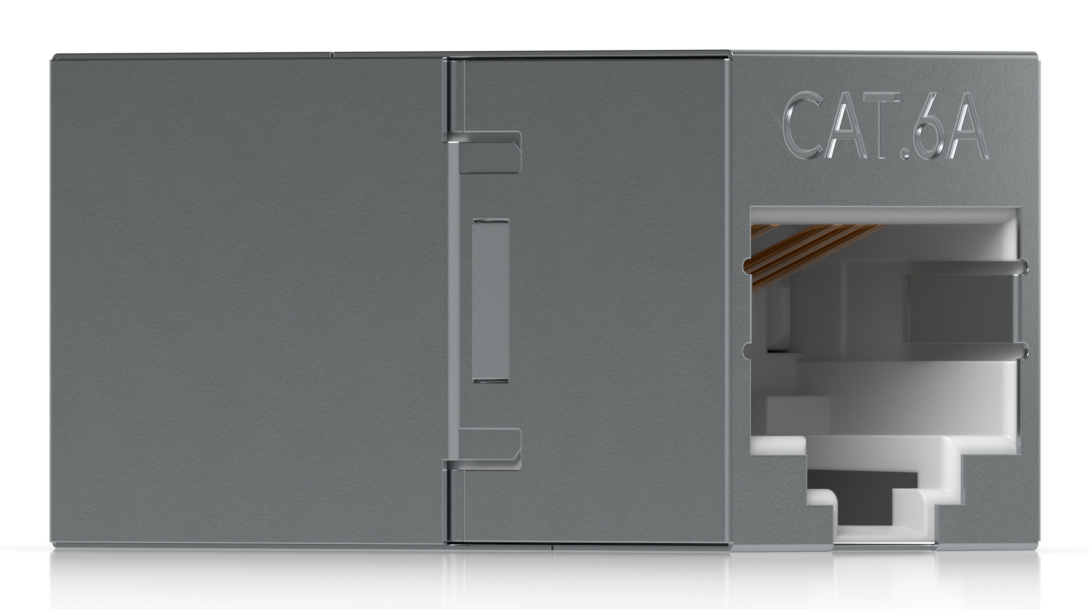 Ubiquiti UniFi - Modularer Einschub (Kopplung) - Innenbereich - CAT 6a - abgeschirmt - RJ-45 (Packung mit 10), Ansicht 3