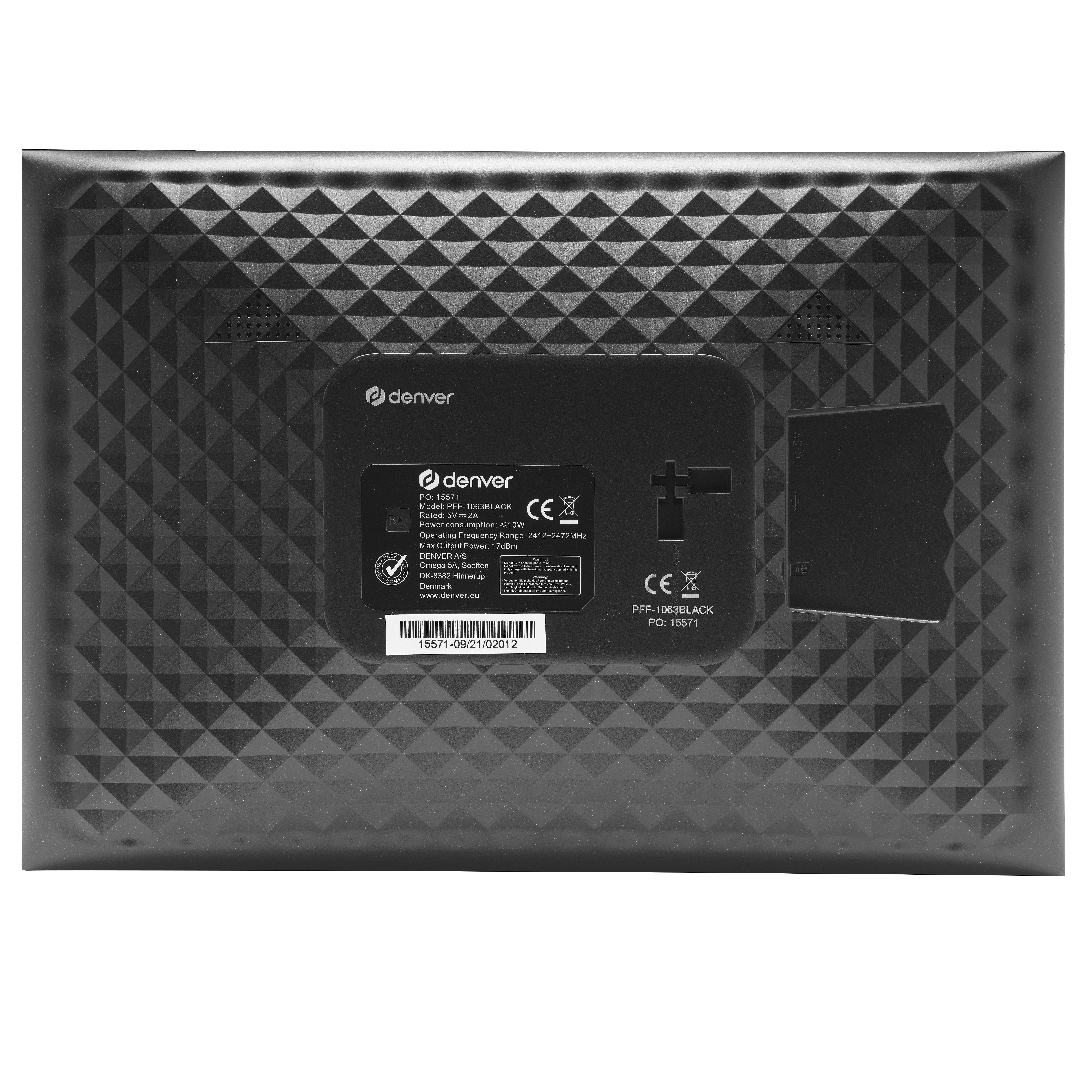 Inter Sales Bilderrahmen 10.1" PFF-1063 wi-fi black - Digitaler Foto-Rahmen - 16 GB, Ansicht 2