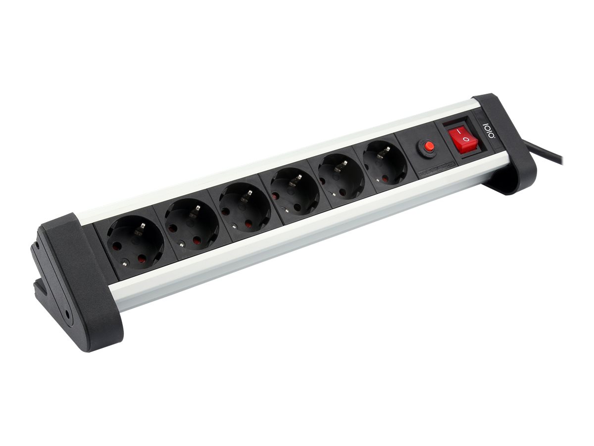 Olympia SL 2625 S - Steckdosenleiste - Eingabe, Eingang Stromversorgung - Ausgangsanschlüsse: 6 (6 x Spannung), Ansicht 4