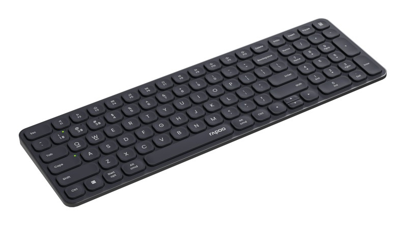 Rapoo E9710M Dunkelgrau Tastatur kabellos - TL: Deutsch, QWERTZ, Ansicht 2