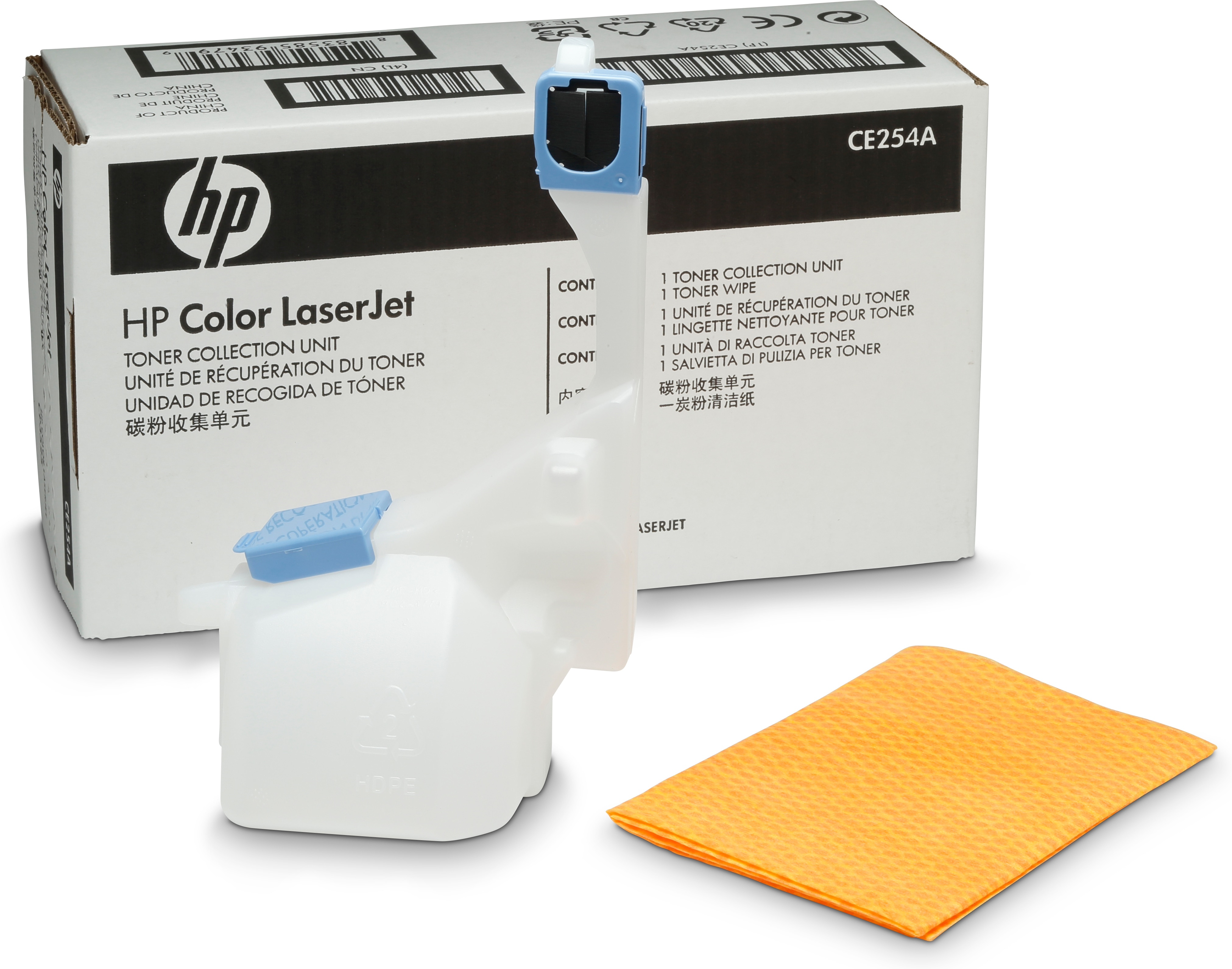 HP Color LaserJet CE254A Tonerauffangeinheit, 36000 Seiten, Laser, Schwarz, Cyan, Magenta, Gelb, HP Color LaserJet CM3530/CP3525/500 Farbe M551 Verbrauchsmaterial-Kits funktionieren mit: HP..., Unternehmen, 10 - 80%