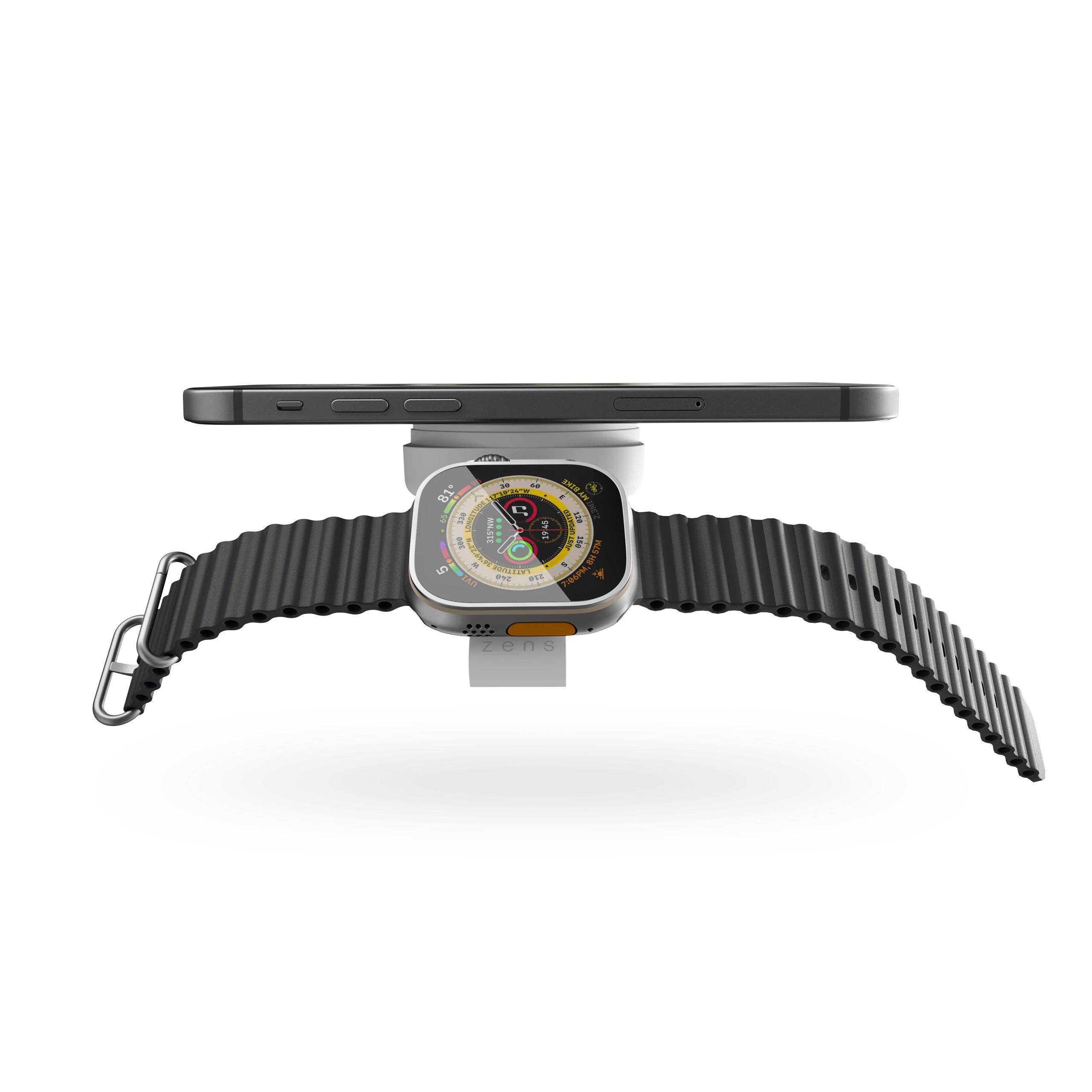 Zens 2-in-1 - Induktive Ladematte - 2-in-1 MagSafe + Watch, Ansicht 4