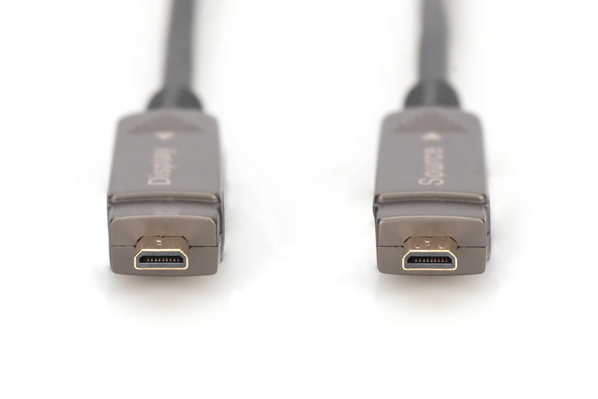 DIGITUS Ultra High Speed - HDMI-Kabel - mikro HDMI männlich zu mikro HDMI männlich - 10 m - Glasfaser - Schwarz, Ansicht 4