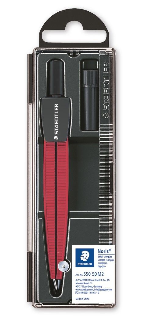 STAEDTLER 550 - Noris - Schulzirkel - schwarz - rot