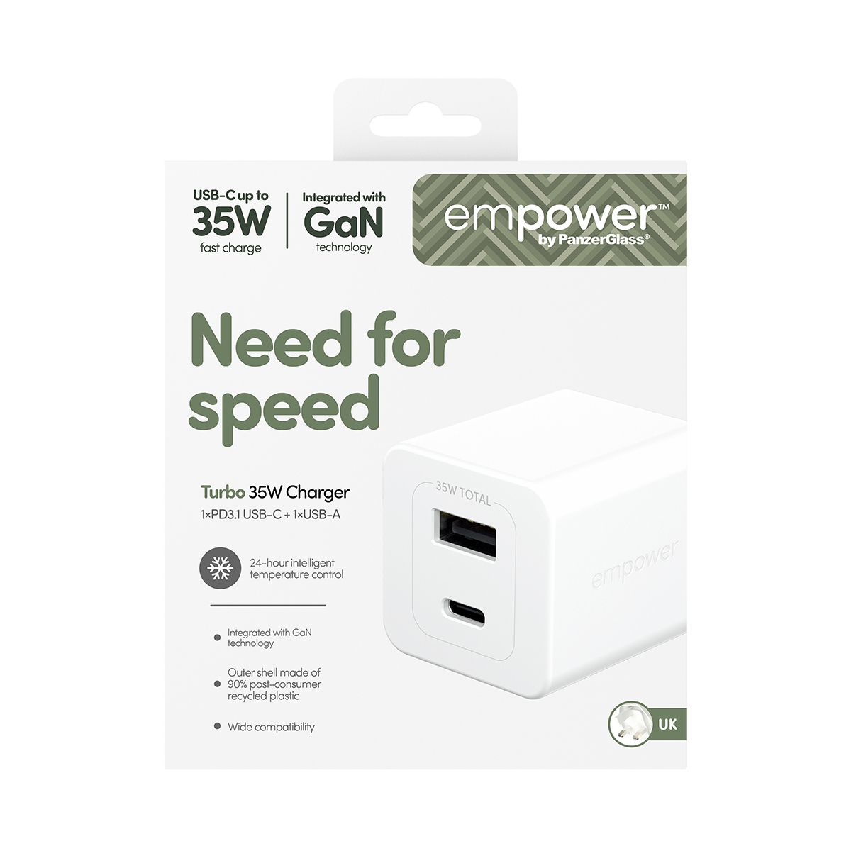 PanzerGlass TURBO 35W CHARGER INCL. USB-C, Ansicht 3