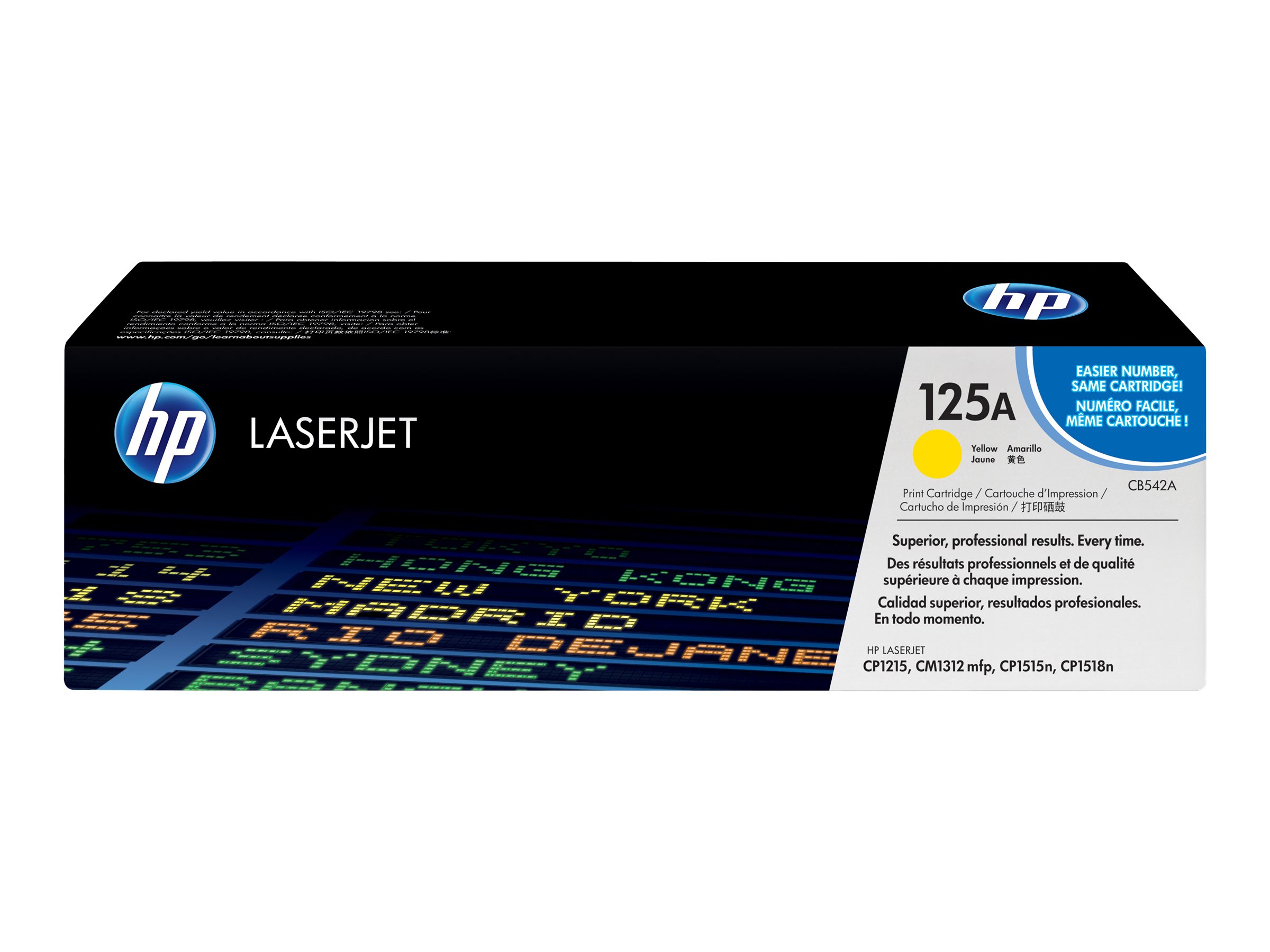 Toner CB542A / gelb / bis zu 1400 Seiten / für HP Color LaserJet CP 1215/ CP 1515/ CP 1518