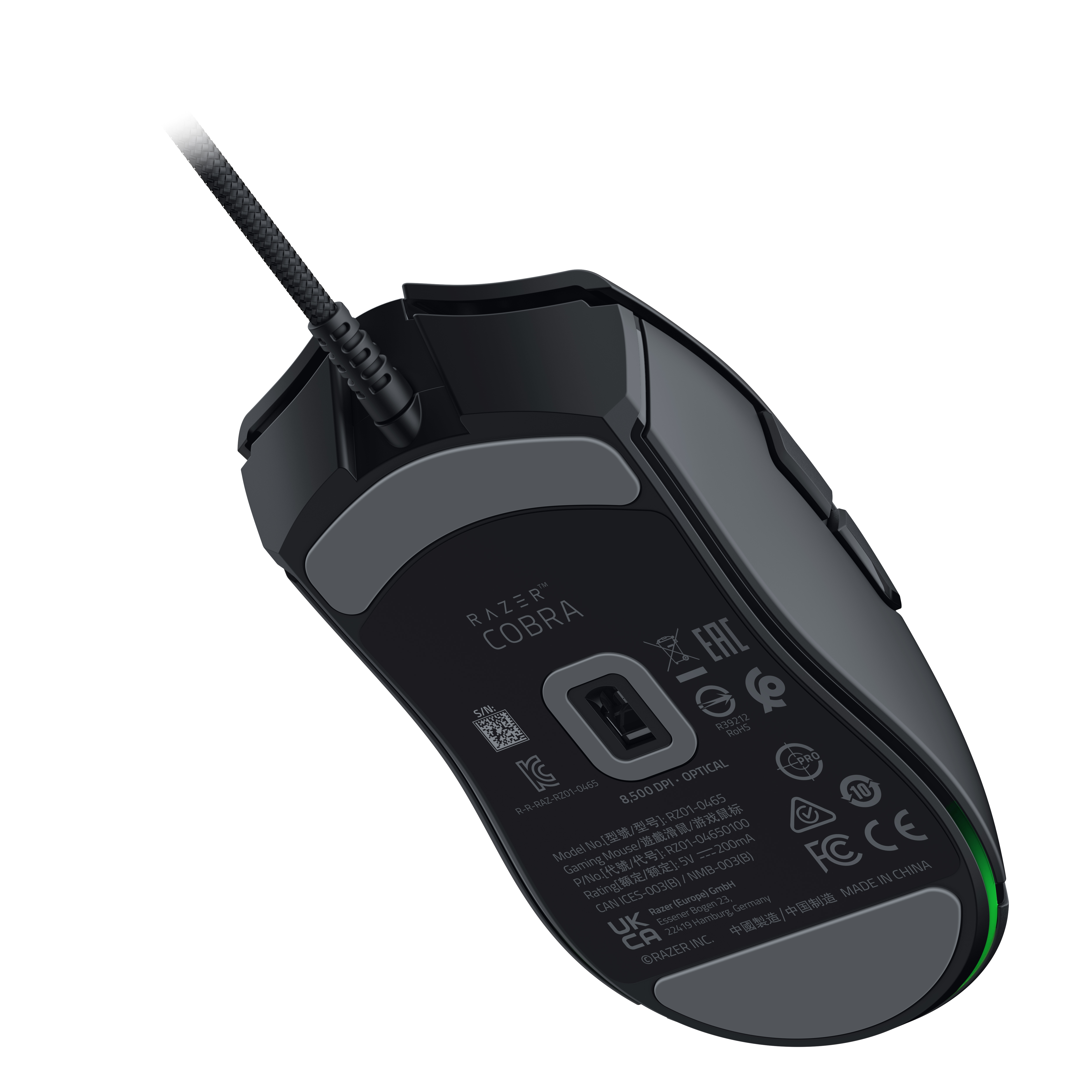 Razer Cobra - Maus - leicht - Für Rechtshänder, Ansicht 3