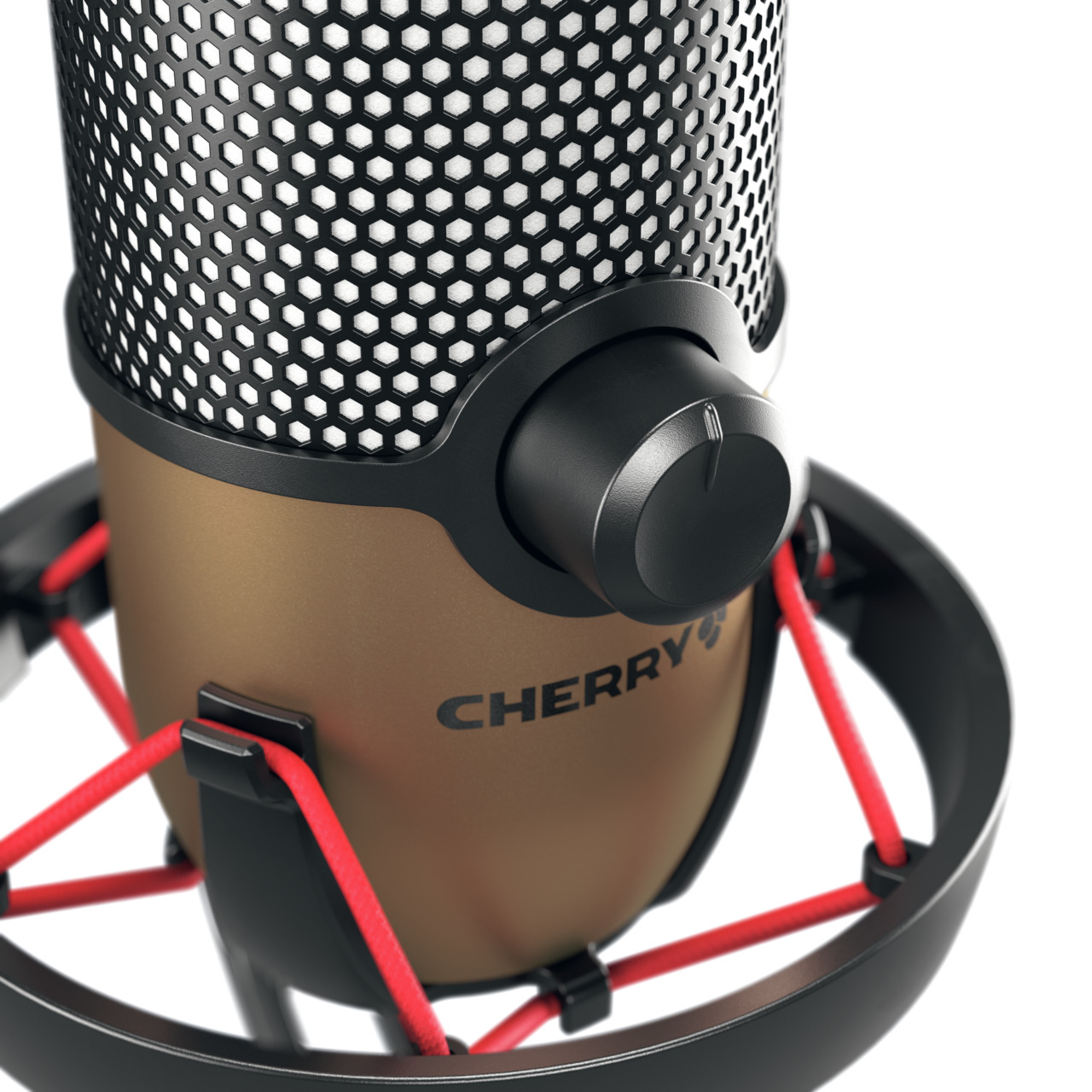 Cherry UM 9.0 PRO RGB - Mikrofon - Schwarz, Bronze, Ansicht 4
