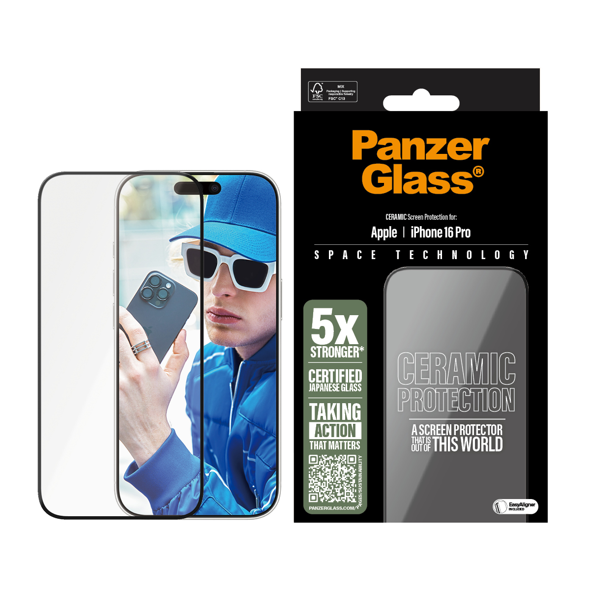 PanzerGlass Ceramic Protection - Bildschirmschutz für Handy, Ansicht 4