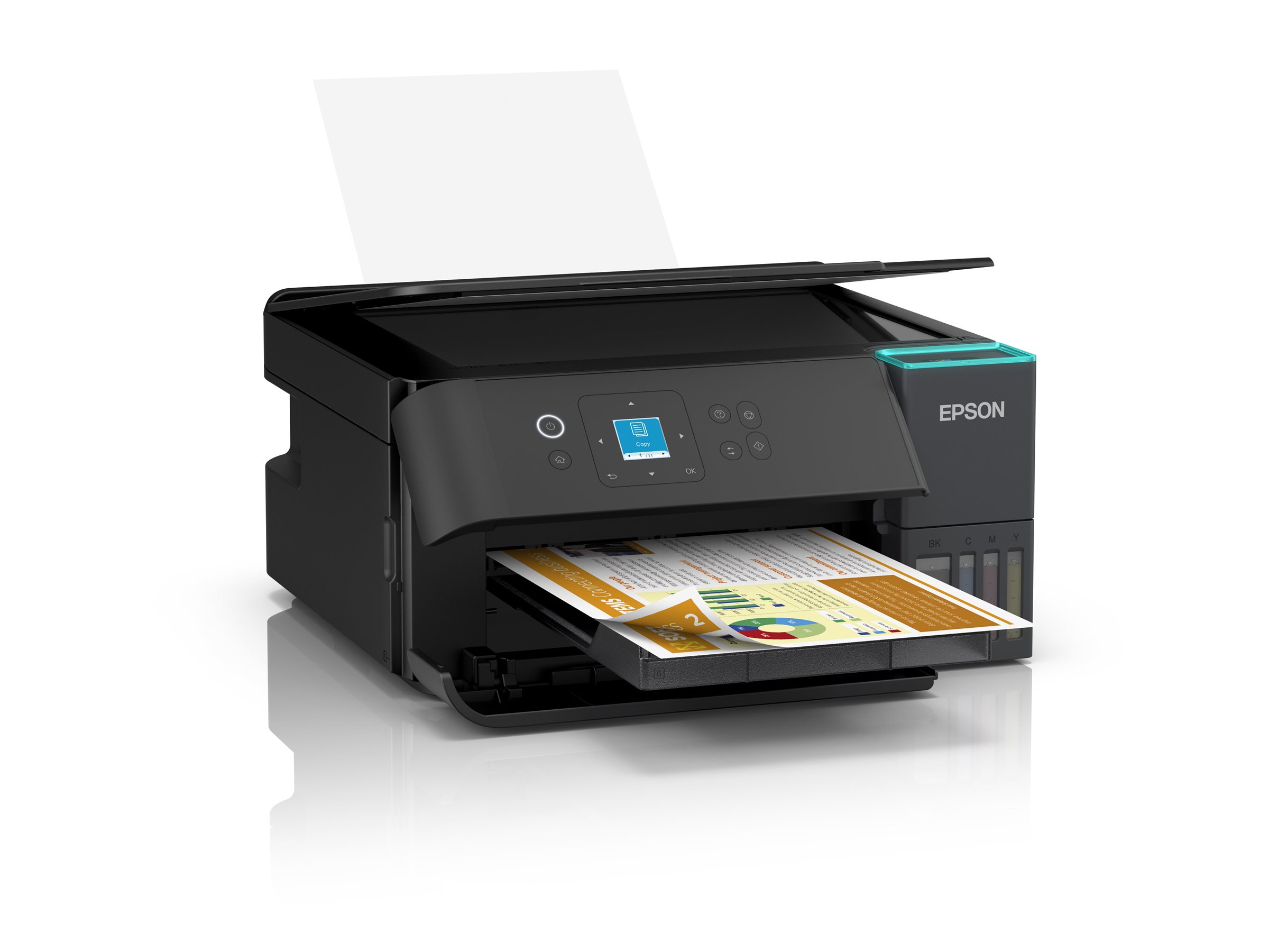 Epson EcoTank ET-2951 - Multifunktionsdrucker - Farbe - Tintenstrahl - ITS - A4/Letter (Medien), Ansicht 3