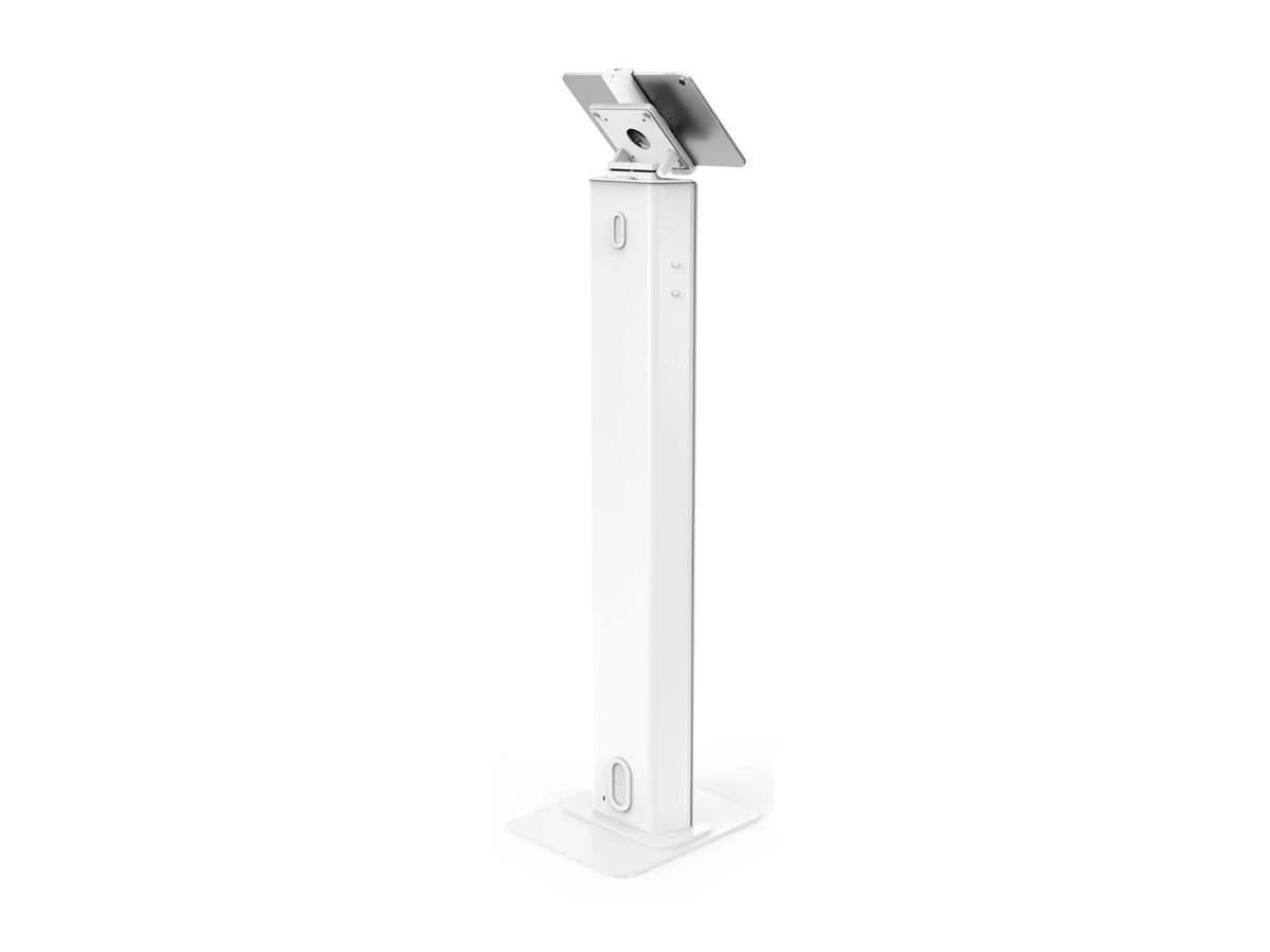 Compulocks Universal Tablet Cling Brandable Floor Stand - Aufstellung - für Tablett - verriegelbar - Stahl - weiß - Bildschirmgröße: bis zu 33 cm (bis zu 13 Zoll)