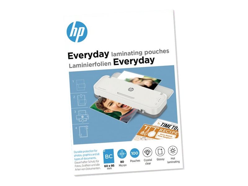 Hewlett Packard (HP) HP Everyday Laminierfolien für Visitenkarten 80 Micron 100stk